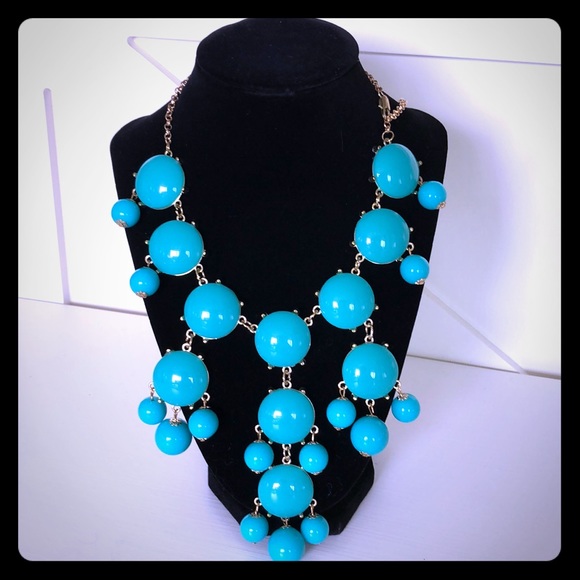 T & J Designs Jewelry - Teal Bubble Statement Necklace! NEW!